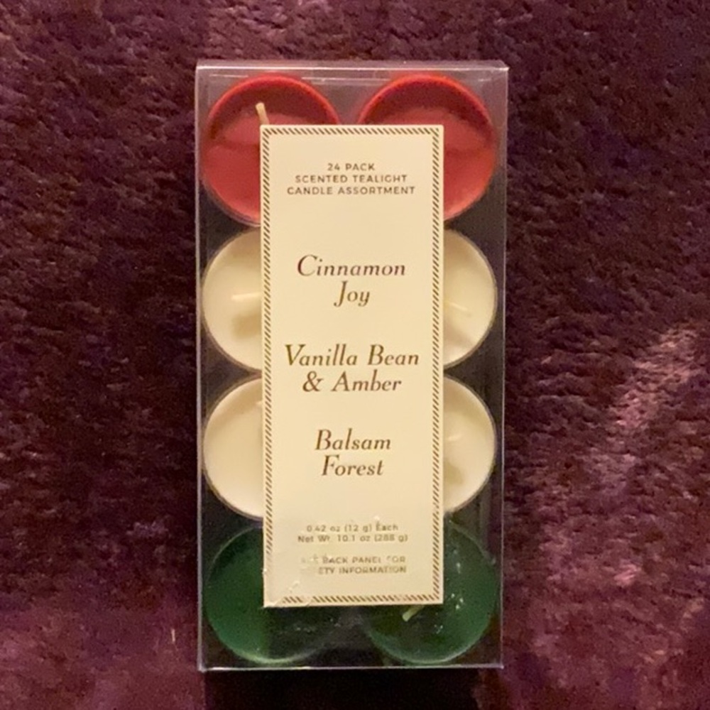 Threshold Scented Tealight Candles Assorted 24 Pack